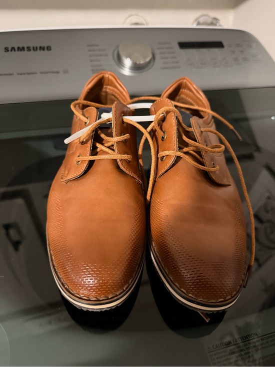 Bruno Marc Other - Kids Bruno Marc Tan Lace-Up Dress Shoes
